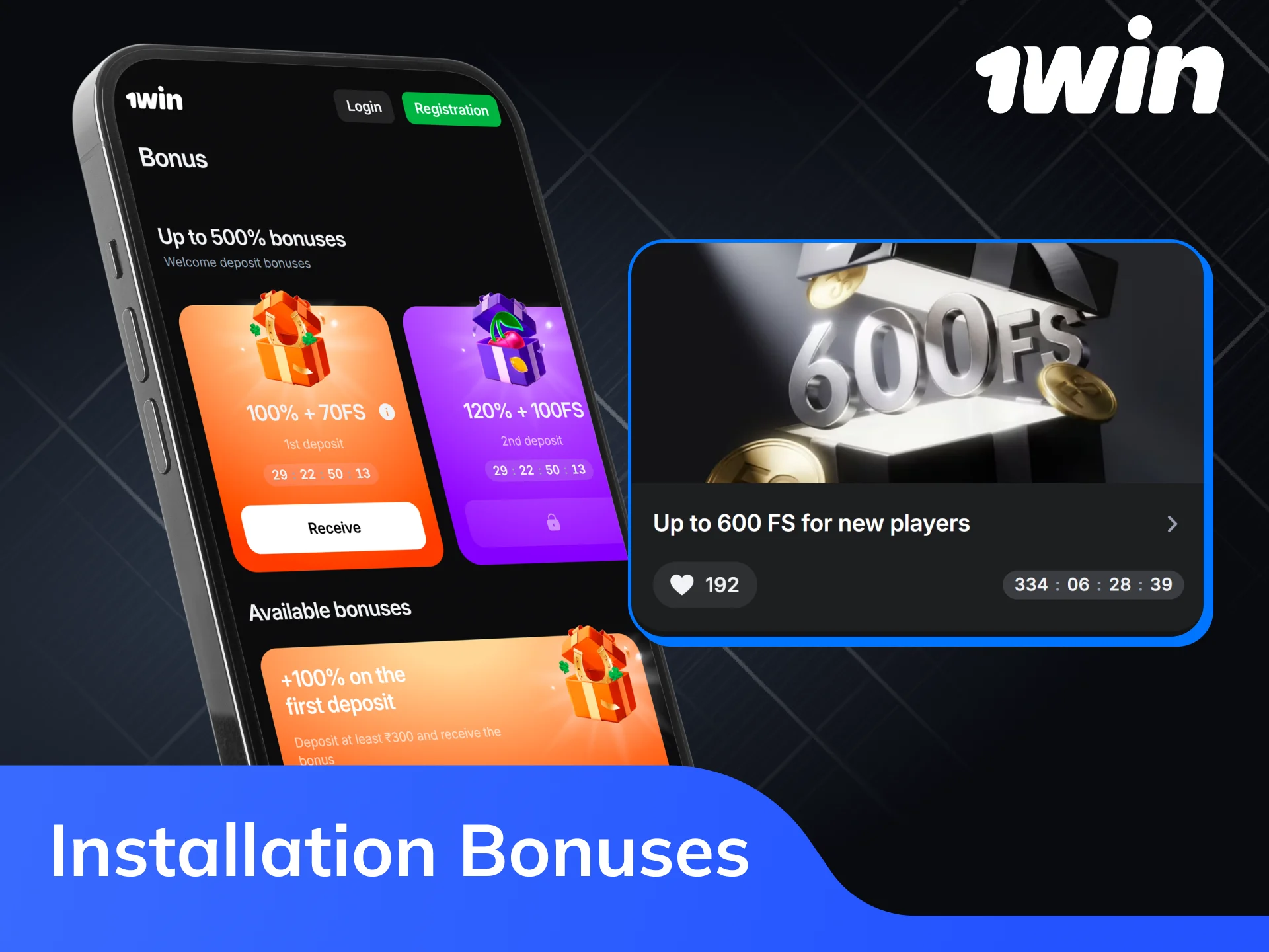 1win Installation Bonuses for Players from India