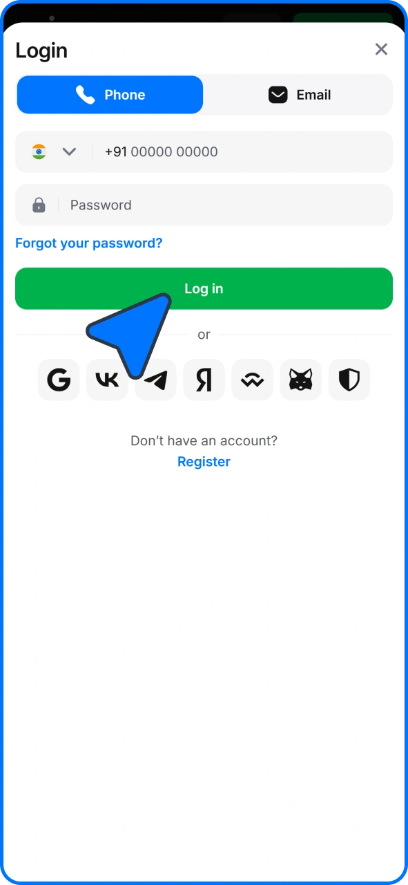 Log In to 1win